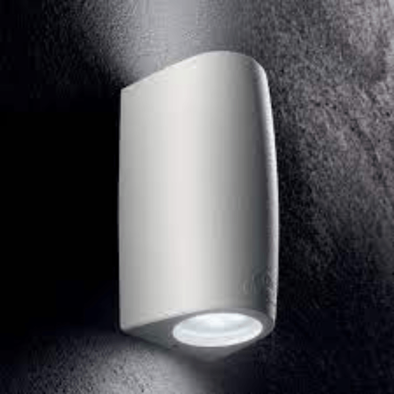 Arbotante Marta Doble Disparo GU10 7W De Tecnopolímero Blanco, Exterior - Wattko